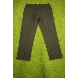 The Active Series Performance Straight Fit Pants Mens 40x32 Black Stretch Casual